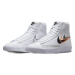 Chlapčenská vychádzková obuv NIKE Blazer Mid Next Nature Jr white bright mandarin medium ash