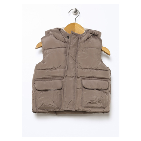 Koton Plain Light Brown Baby Vest 3wmb20006tw