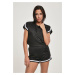 Women's mesh T-shirt with short extended shoulders, black