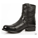 topánky kožené NEW ROCK GY05-S1 Čierna