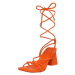 Nasty Gal Remienkové sandále  oranžová
