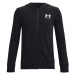 Under Armour RIVAL TERRY FZ HOODIE Juniorská mikina, čierna, veľkosť