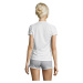 SOĽS Sporty Women Dámske funkčné triko SL01159 Biela