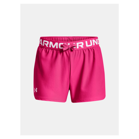 Under Armour Shorts Play Up Solid Shorts-PNK - Girls
