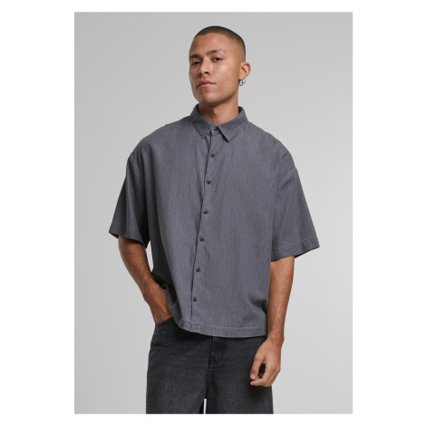 Men's Lightweight Denim Shirt - Grey Urban Classics