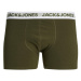 JACK & JONES Boxerky 'Friday'  modrá / kaki / burgundská / čierna