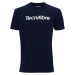 Men's T-shirt Tecnifibre Club Cotton Tee Marine L