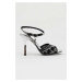 Sandále Karl Lagerfeld GALA čierna farba, KL30902