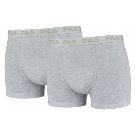 Fila MAN BOXERS 2 PACK Pánske boxerky, sivá, veľkosť