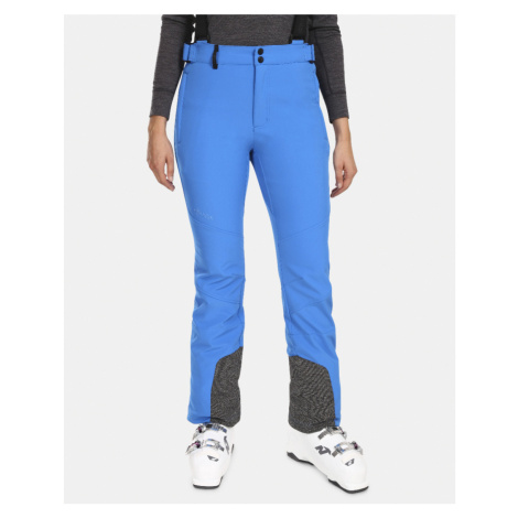 Kilpi RHEA-W Dámske softshellové lyžiarske nohavice UL0407KI Modrá