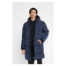 DEFACTO Fit Hooded Fleece Lined Puffer Jacket Parka