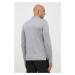 Bavlnené tričko s dlhým rukávom BOSS šedá farba, jednofarebné, 50485162