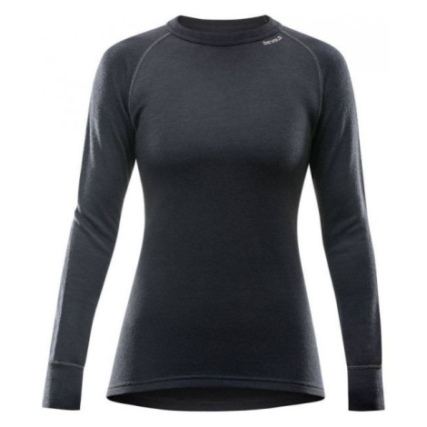 Devold EXPEDITION WOMAN SHIRT Dámske vlnené tričko, čierna, veľkosť