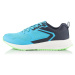 Sports running shoes with antibacterial insole ALPINE PRO NAREME neon atomic blue