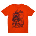 THIN LIZZY tričko The Rocker Oranžová