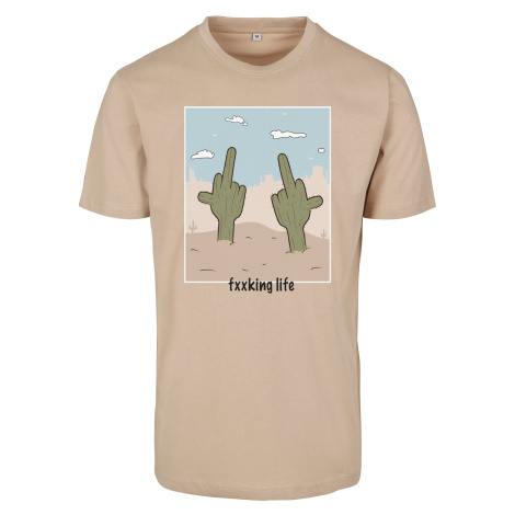 Fucking Life Tee Sand mister tee