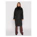 Calvin Klein Jeans Zimný kabát J20J216874 Čierna Loose Fit