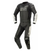 Alpinestars GP Force Chaser Leather Suit 2 Pc Black/White Dvojdielna moto kombinéza