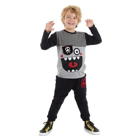 Denokids Striped Pirate Boys T-shirt Trousers Suit