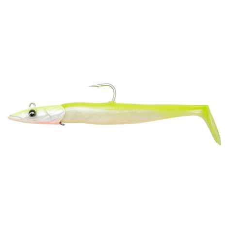 Savage gear gumová nástraha sandeel v2 sinking lemon back 2+1 - 15,5 cm 46 g