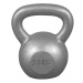 Gorilla Sports kettlebell činka, litinová, šedá, 24 kg