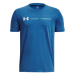 Chlapčenské tričko s krátkym rukávom UNDER ARMOUR UA B LOGO WORDMARK SS -BLU