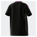 Dámske tričko na fitness čierno-fialové
