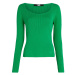 Sveter Karl Lagerfeld Ls Feminine Knit Top Zelená