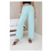 Wide mint trousers