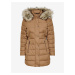 Women's Quilted Coat Brown ONLY New Luna - Women