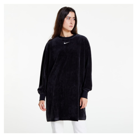 Nike Sportswear Women's Velour Long Sleeve Crew Dress