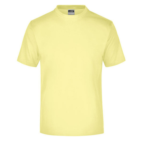James&amp;Nicholson Unisex tričko JN001 Light Yellow