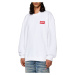 Mikina Diesel S-Nlabel-L1 Sweat-Shirt Bright White