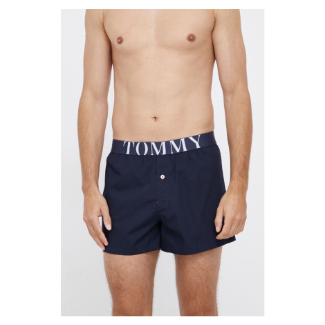 Pánske šortky na spanie UM0UM02394 - 0G1 - Tmavo modrá - Tommy Hilfiger