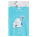 Detská nočná košeľa s dlhým rukávom Little dogs tyrkysová 3