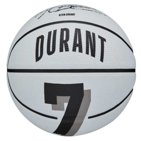 Wilson NBA PLAYER ICON MINI BSKT DURANT Mini basketbalová lopta, biela, veľkosť