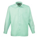 Premier Workwear Pánska košeľa s dlhým rukávom PR200 Aqua -ca. Pantone 344