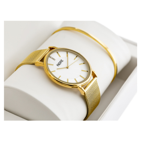 Dámske hodinky PACIFIC X6158 - darčekový set (zy713a)