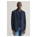 SAKO GANT SLIM COTTON-LINEN JERSEY BLAZER DARK NAVY MELANGE