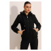 Bigdart 5180 Wide Cut Hooded Coat - Black