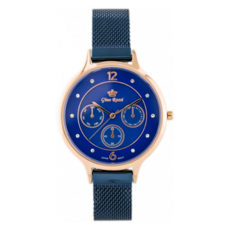 Výrazné pánske hodinky Gino Rossi 10411B-6F3