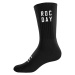 ROCDAY Cyklistické ponožky klasické - PARK - biela/čierna