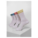 Colored Cuff Sport Logo Short Socks 4-Pack Multicolor