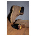 Ducavelli Desert Genuine Leather Nubuck Men's Lace-Up Boots