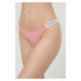 Dámske tangá HIGH LEG THONG UW0UW05160 TIC Pink - Tommy Hilfiger