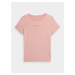 Dámske rýchloschnúce tričko 4FAW23TTSHF0896-56S ružové - 4F