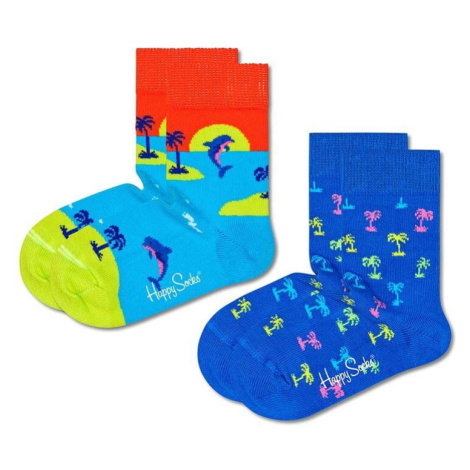 Detské ponožky Happy Socks Kids Sunset 2-pak