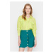 Trendyol Green Skirt With Woven Buttons