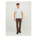 Jack&Jones Tričko Split 12164972 Biela Standard Fit