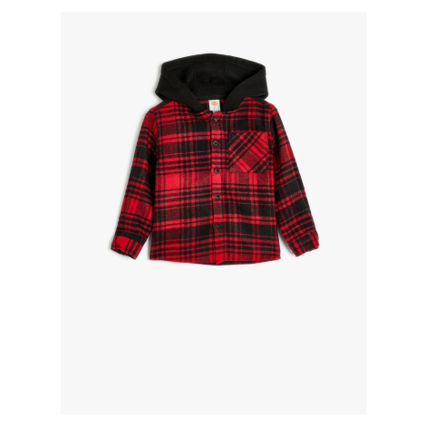 Koton Red Plaid Baby Boy Shirt